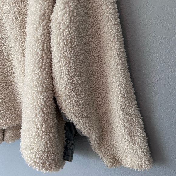 Blank NYC Denim and Sherpa Bear Hug Jacket Size Large - Picture 13 of 14